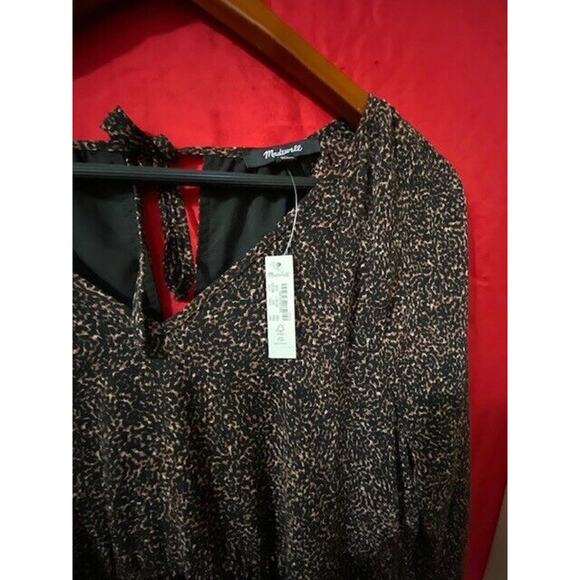 Madewell Crinkle Georgette V-Neck Babydoll Dress , Size XXS -DRESS ONLY - Picture 3 of 7